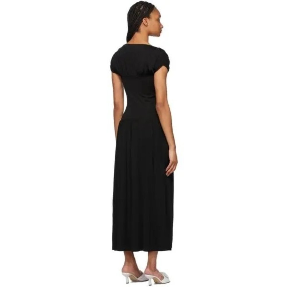 SOLD TOTEME Stretch Maxi Dress Black XX-Small NEW - Picture 3 of 11